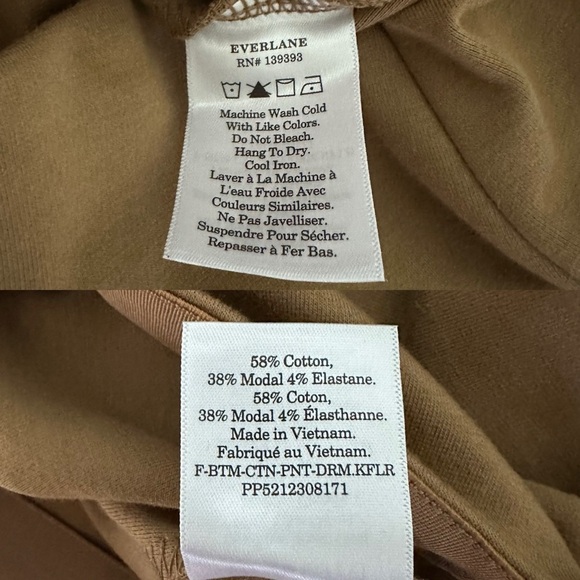 NWT Everlane The Dream Kick Flare Pant in Toasted Coconut Size XL - Picture 11 of 14